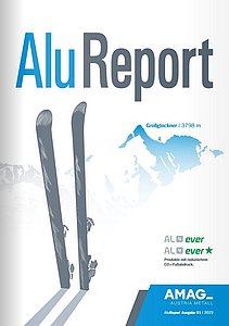 Cover der 1. Ausgabe des Alureport 2022